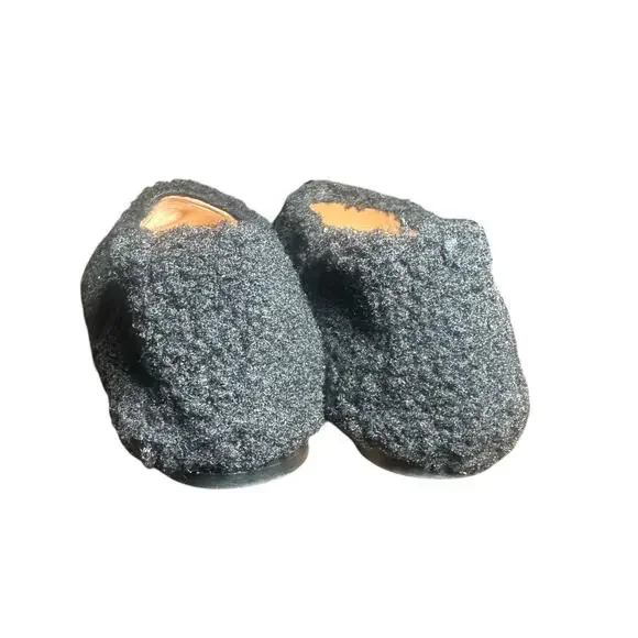 J. Crew Sherpa Flats with Elastic in Black - Size 8.5 - Picture 7 of 11